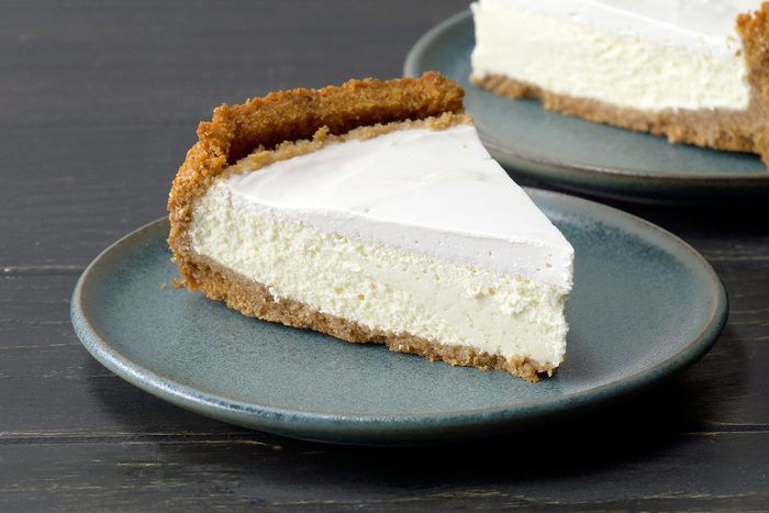 Close Shot Of Cheesecake