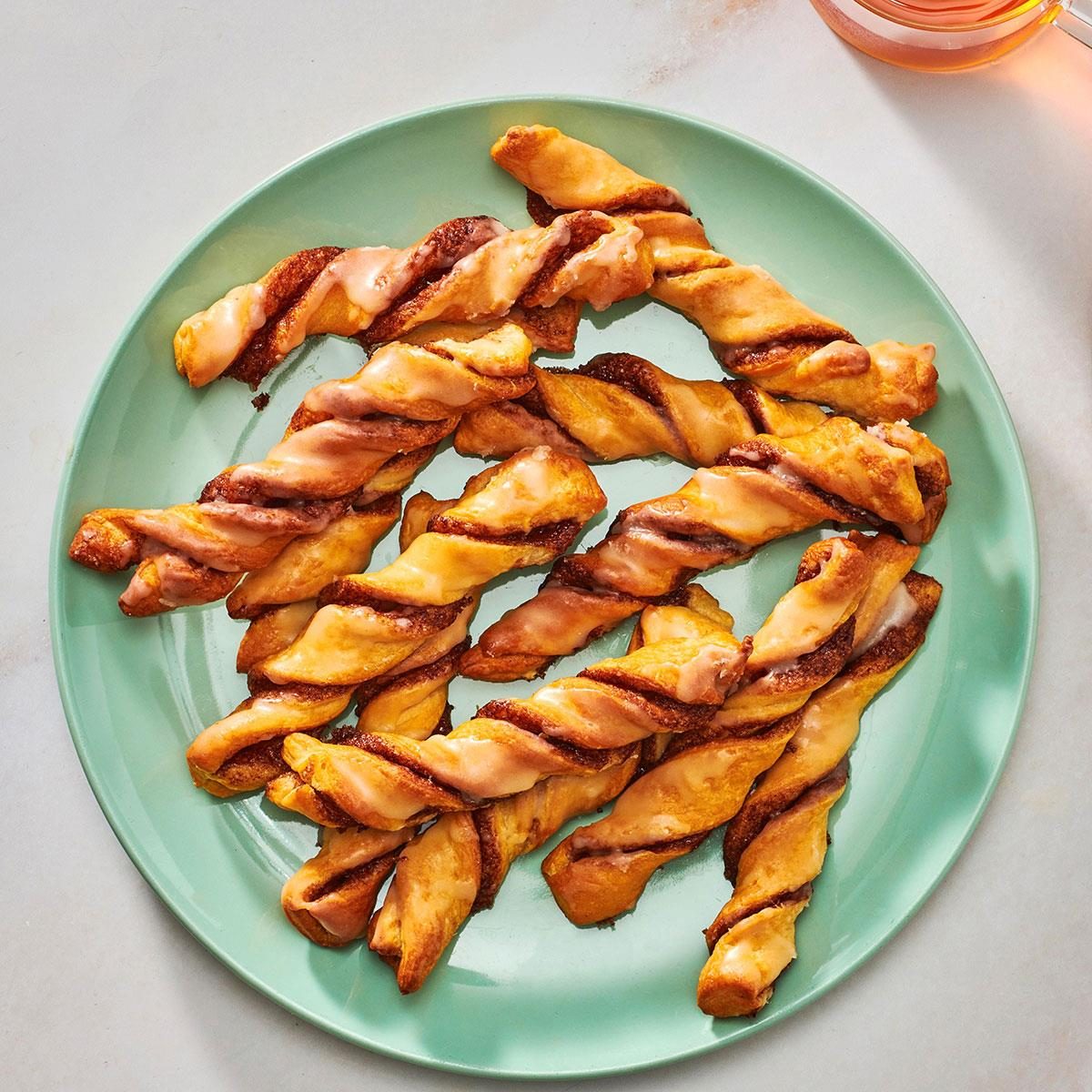 Crescent Roll Cinnamon Twists