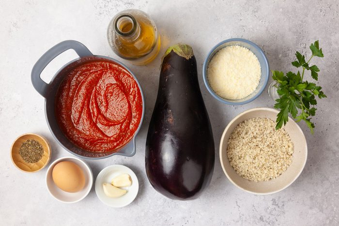 Ingredient shot of Taste of Home Eggplant Parmesan Meatballs
