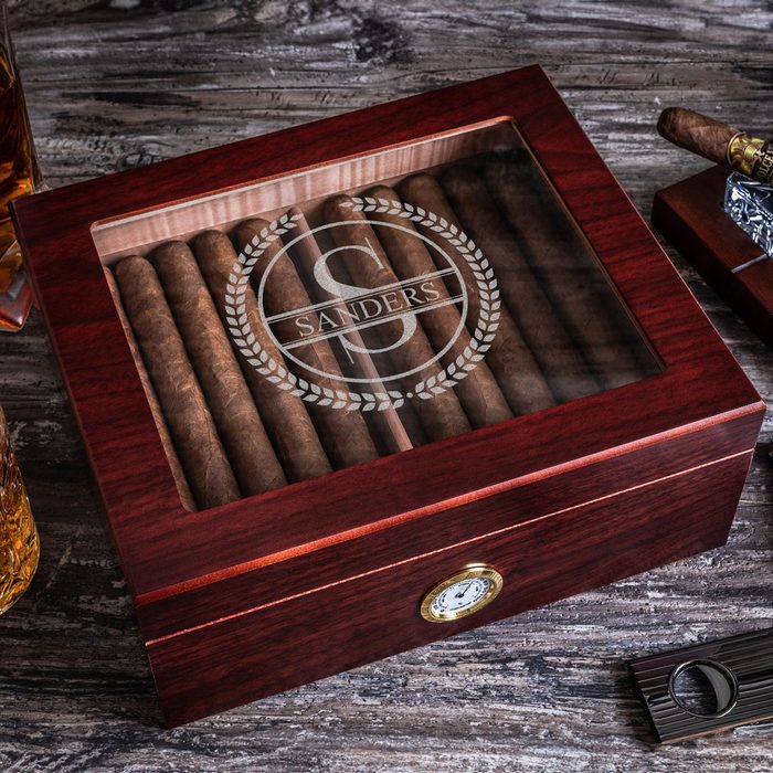 Engraved Humidor