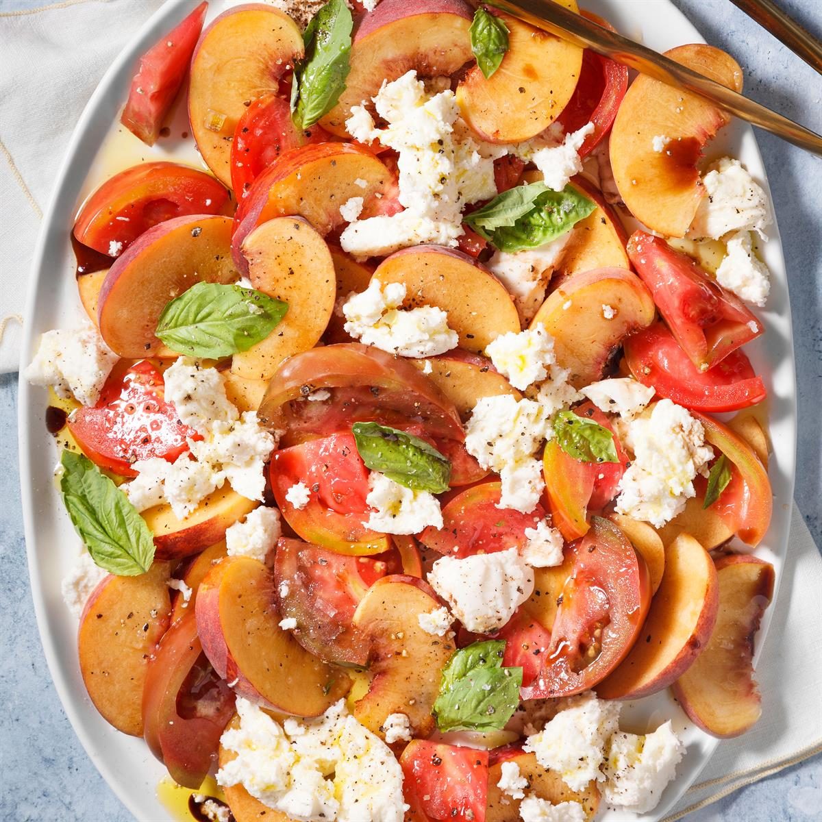 Peach Caprese Salad