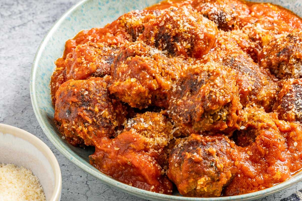 Taste of Home Ricotta Meatballs photo of the finished recipe.