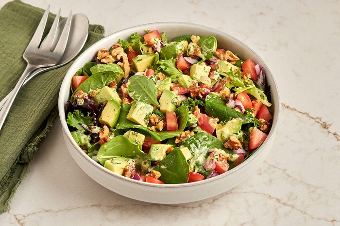 Taste of Home's favorite salad with avocado.