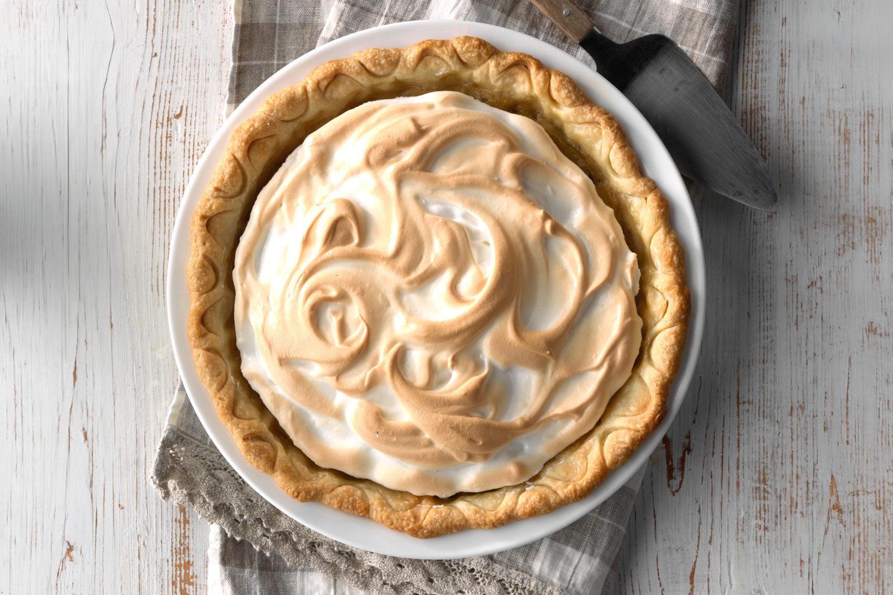 Sour Cream Raisin Pie golden brown in color