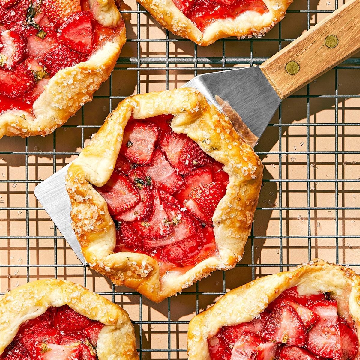 Strawberry Basil Galettes