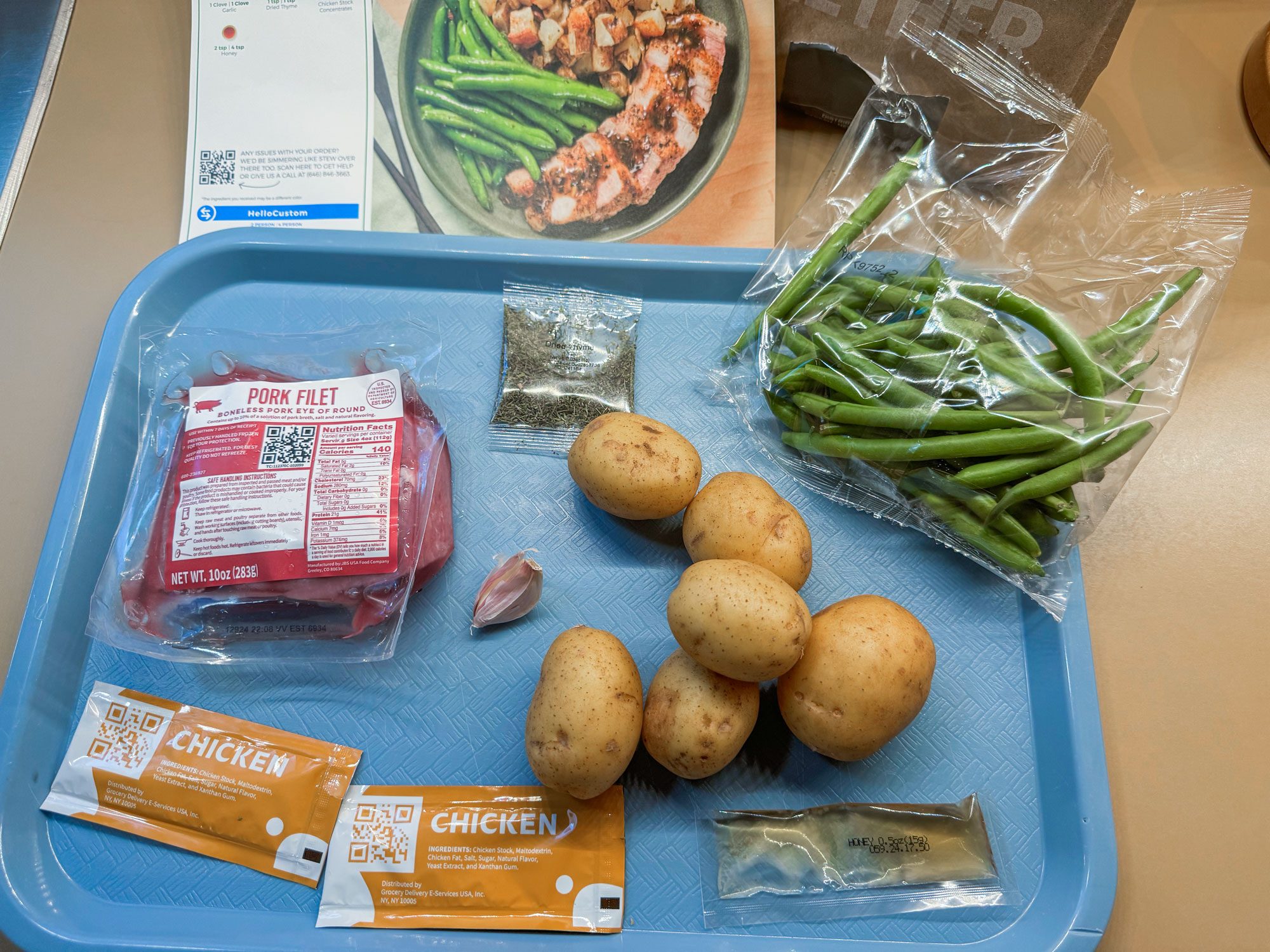 Hellofresh Honey Thyme Pork