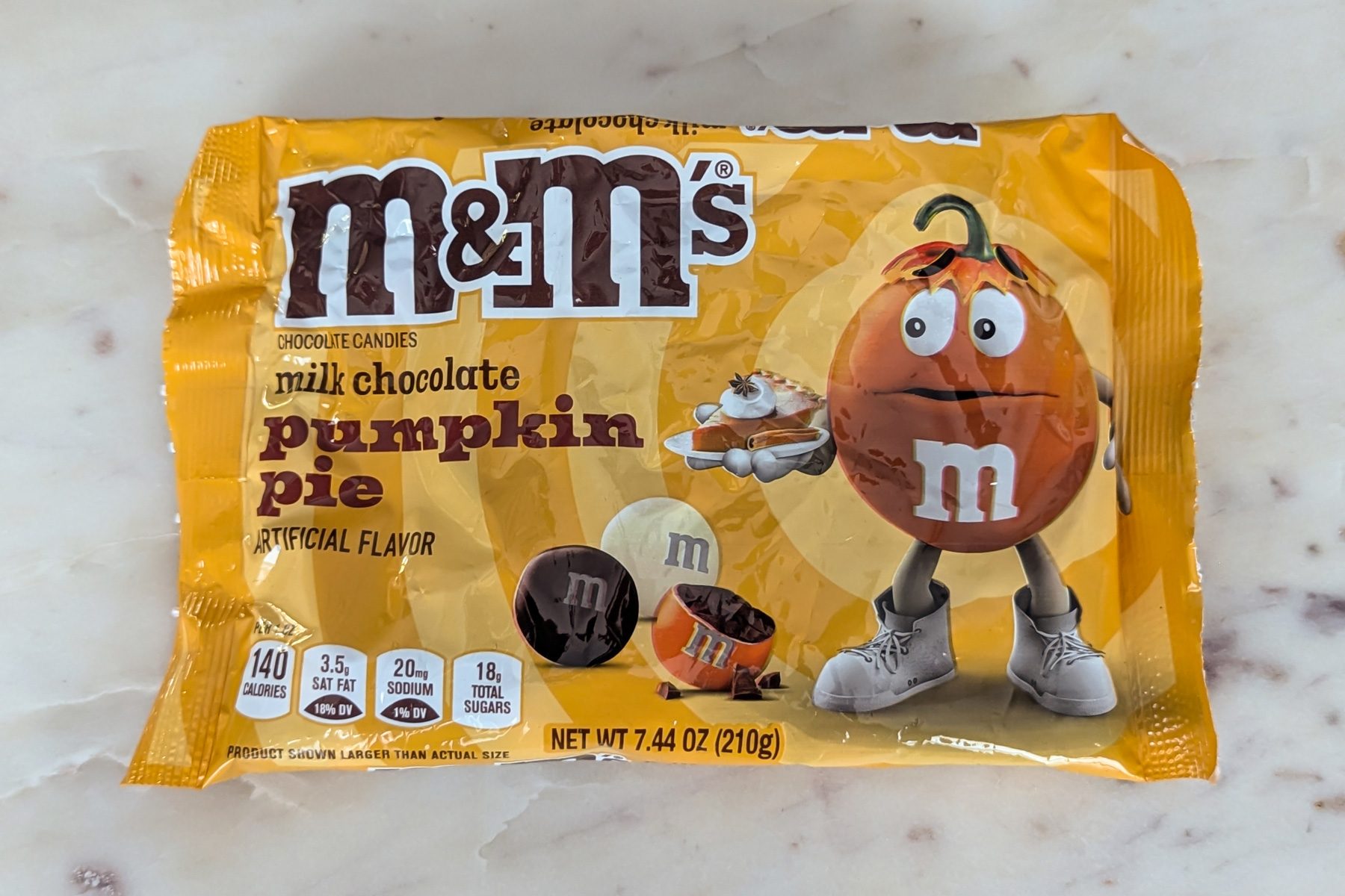 M&m Milk Chocolate Pumpkin Pie 