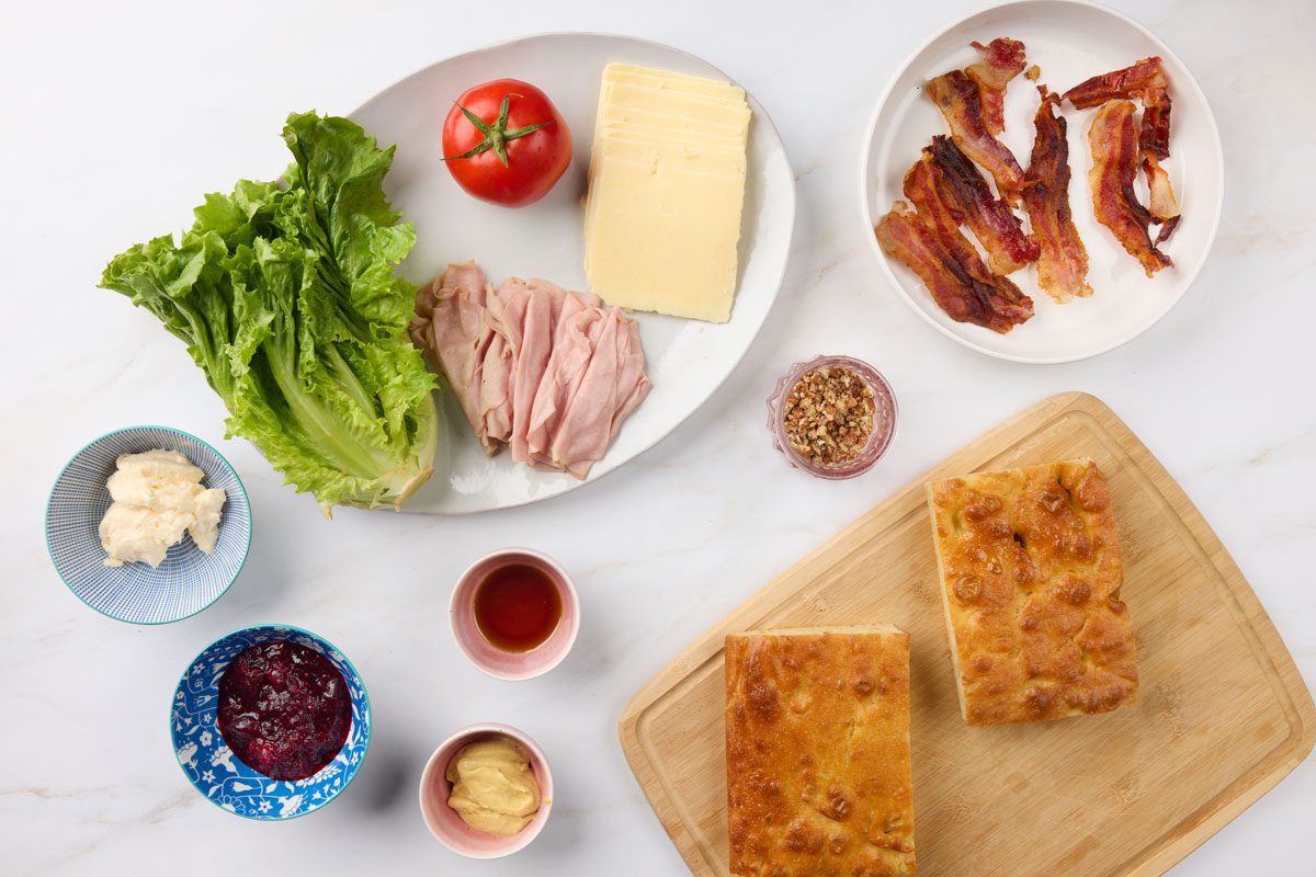 Turkey Cranberry Sandwich ingredients