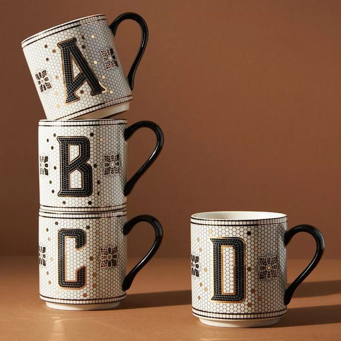Bistro Tile Monogram Mug Ecomm Via Anthropologie.com 