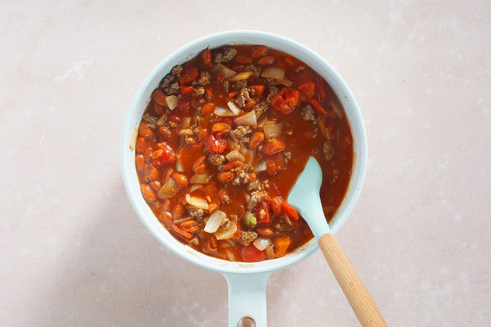 Chili Ingredients In Pot