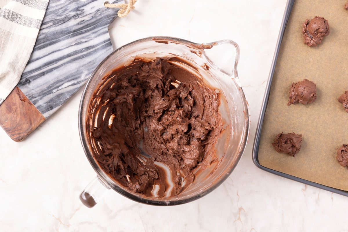 Step 2 of Taste of Home Chocolate Cherry Cookies
