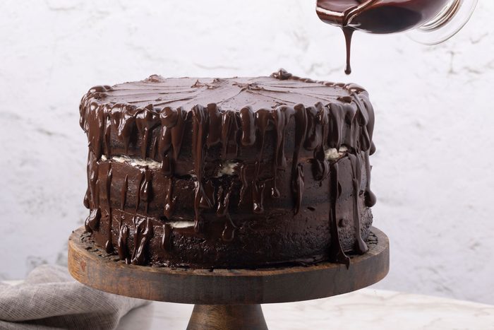 Step 5 of Taste of Home Chocolate Ganache Cake