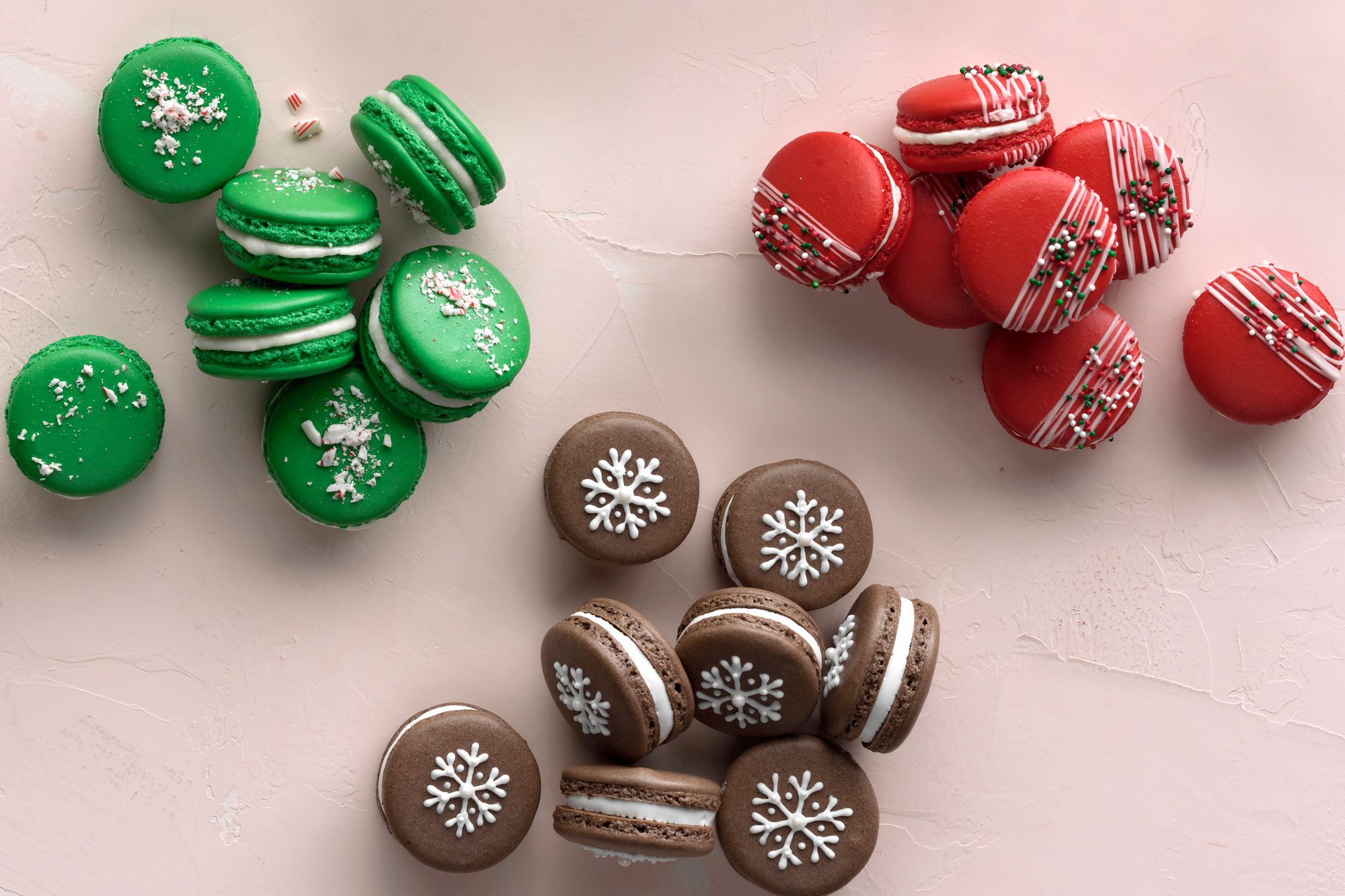 Christmas Macarons