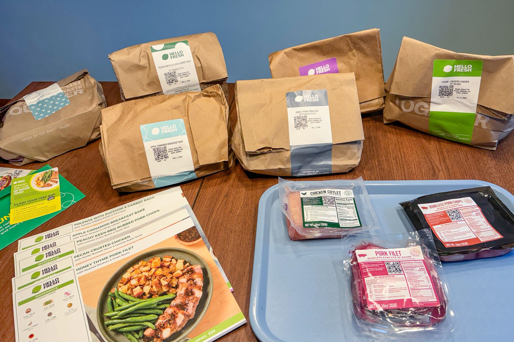 Hello fresh box contents