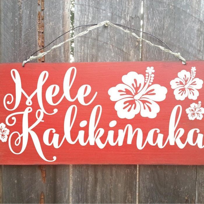 Mele Kalikimaka Mele Kalikimaka Sign