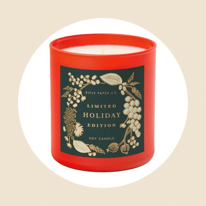 Rifle Paper Co Holiday Candle Ecomm