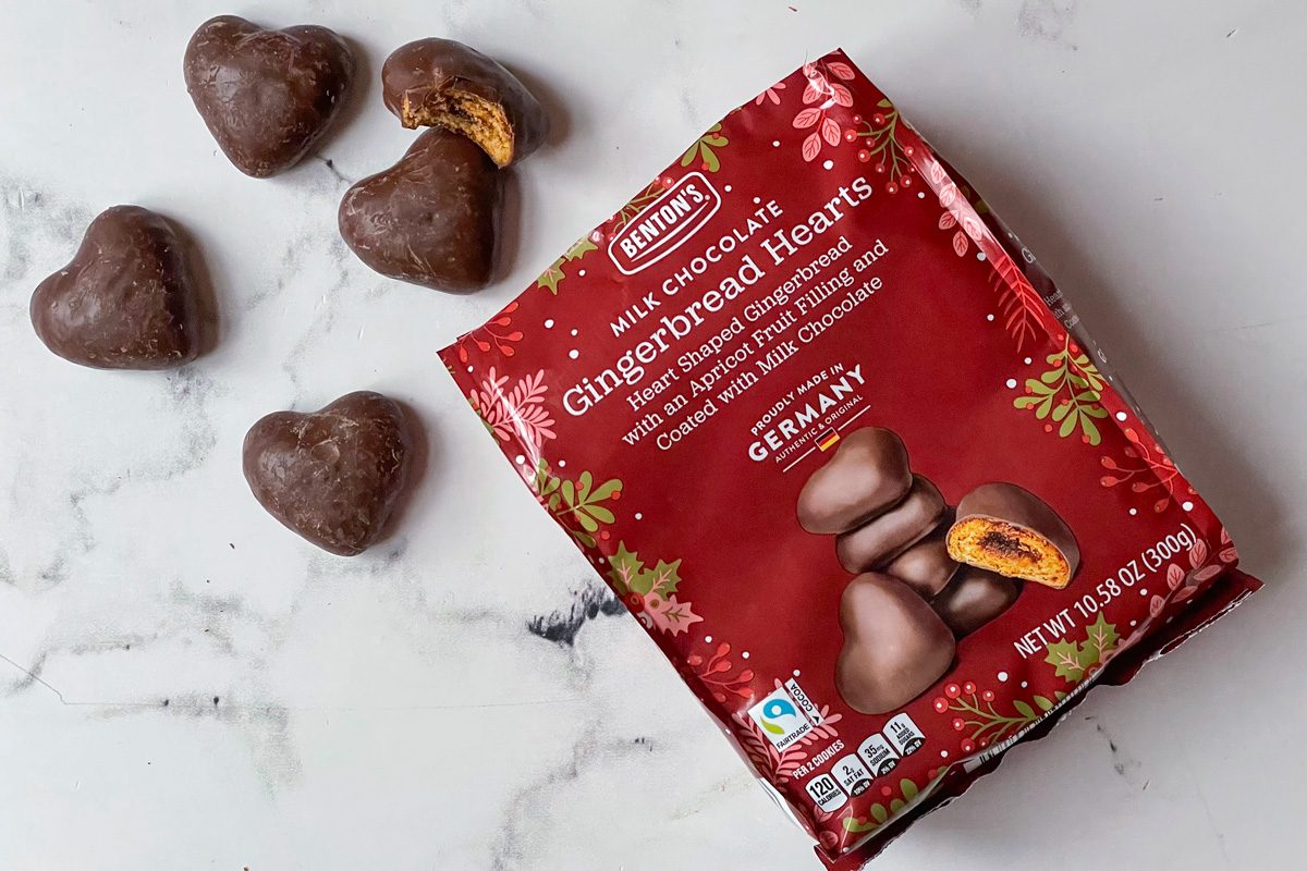 Milk Chocolate Gingerbread Hearts