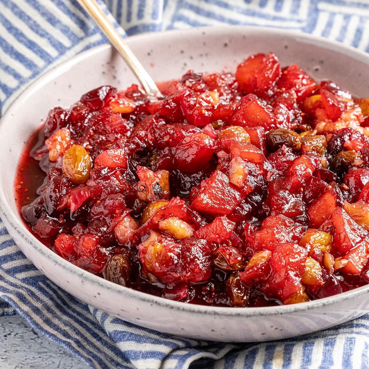 Cranberry-Apple Chutney