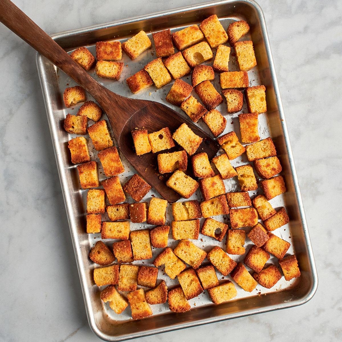Cornbread Croutons