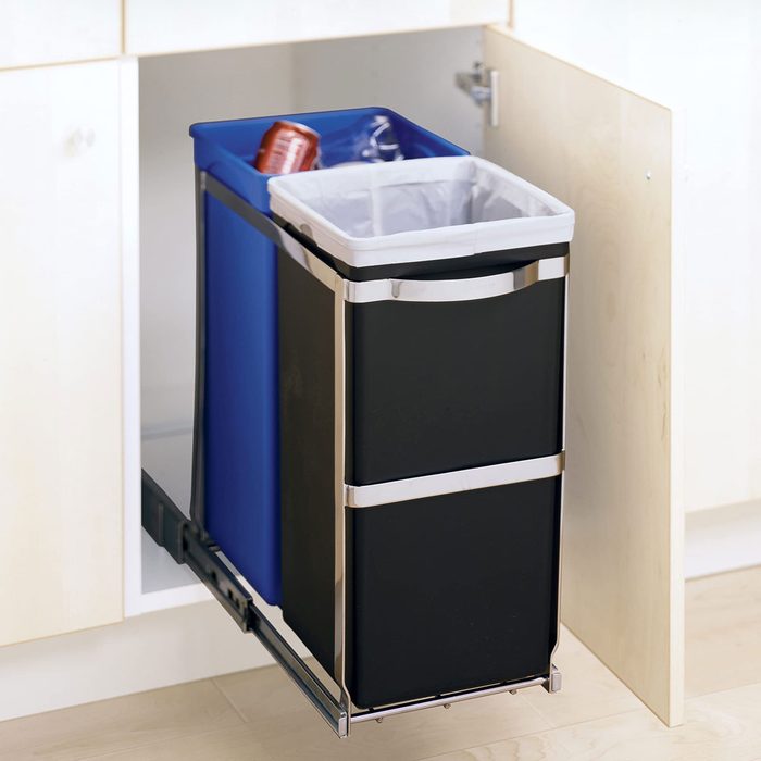 Simplehuman Pull Out Recycling Bin And Trash Can