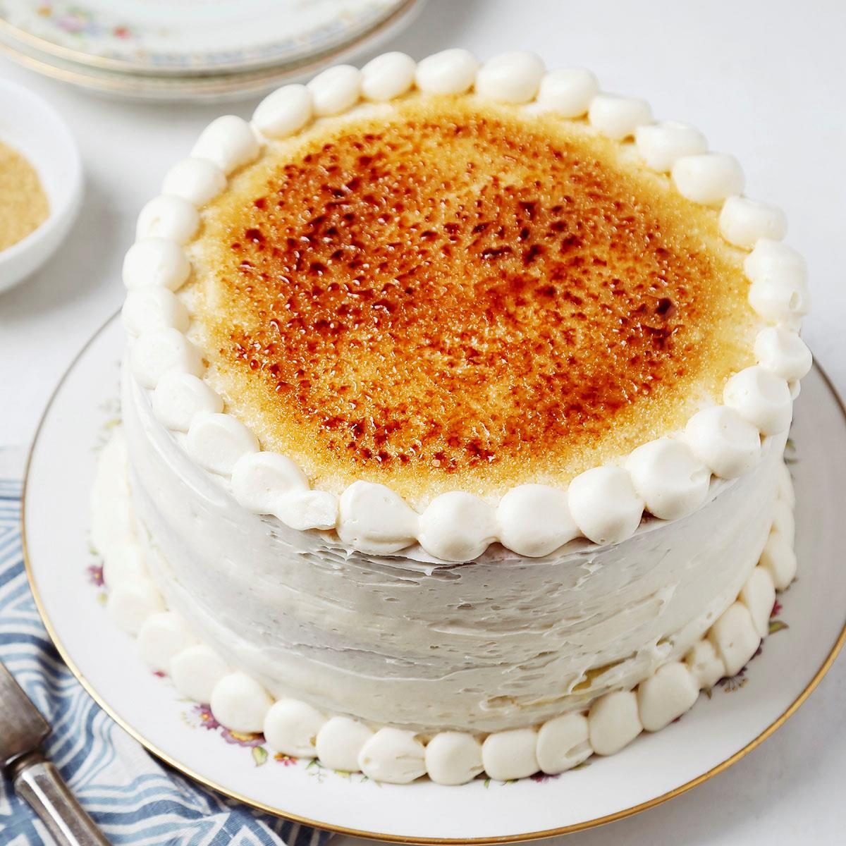Creme Brulee Cake