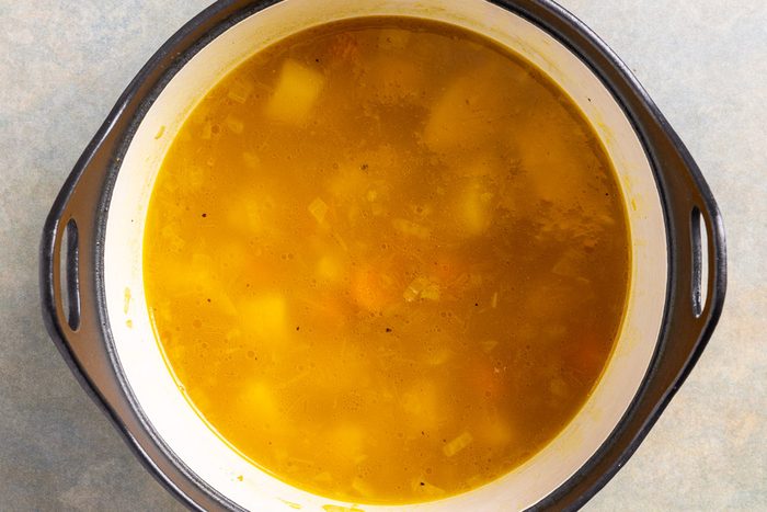 Taste Of Home Parsnip Soup Photo Of The Cooked Veggies.