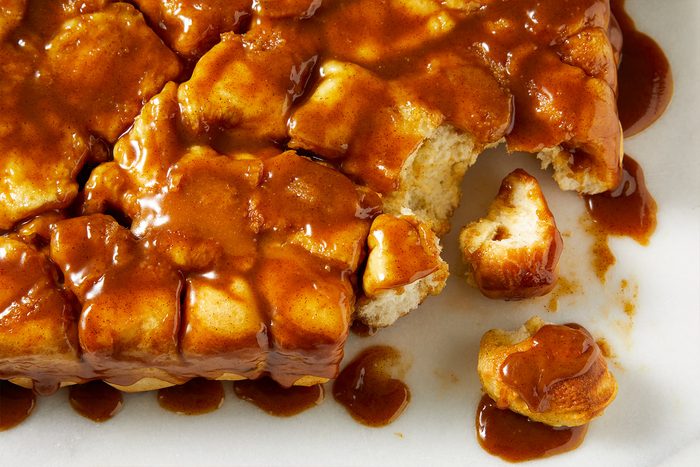 Close up of Monkey Bread With Frozen Bread Dough