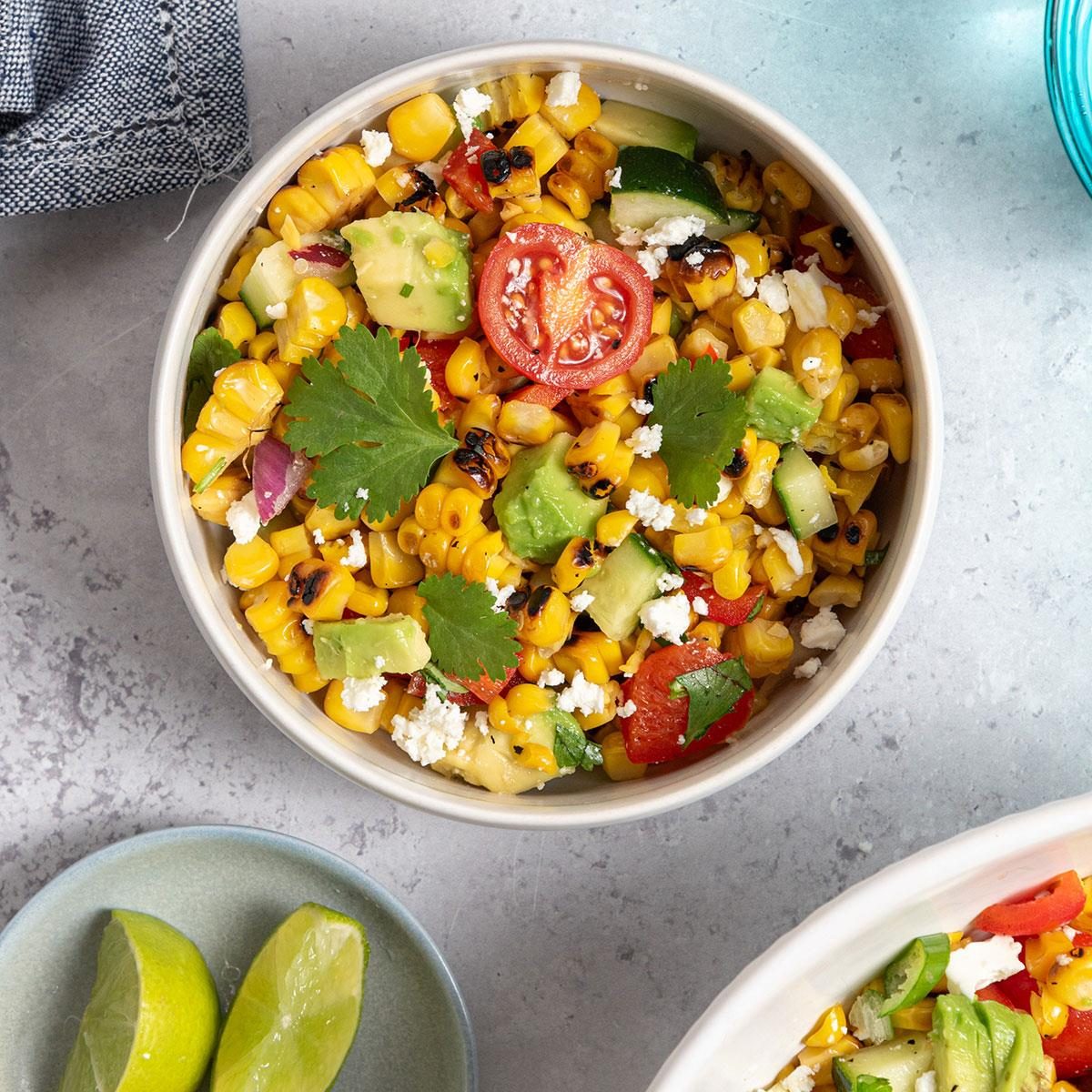 Grilled Corn Salad