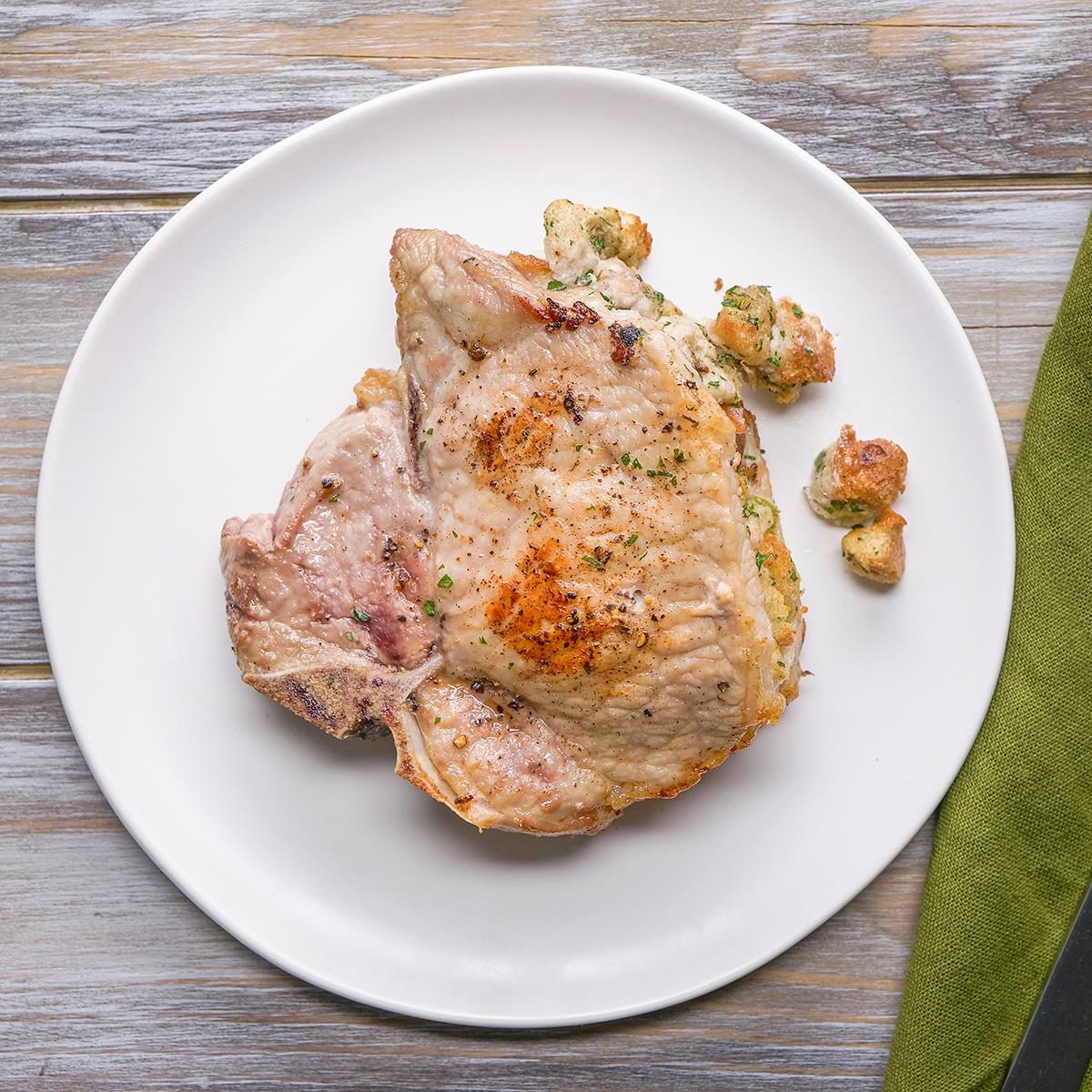 Air-Fryer Stuffed Pork Chops