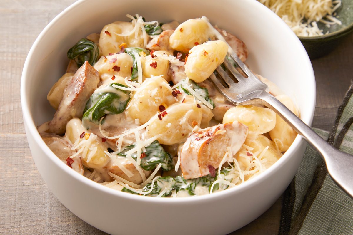 Gnocchi With Chicken Sausage