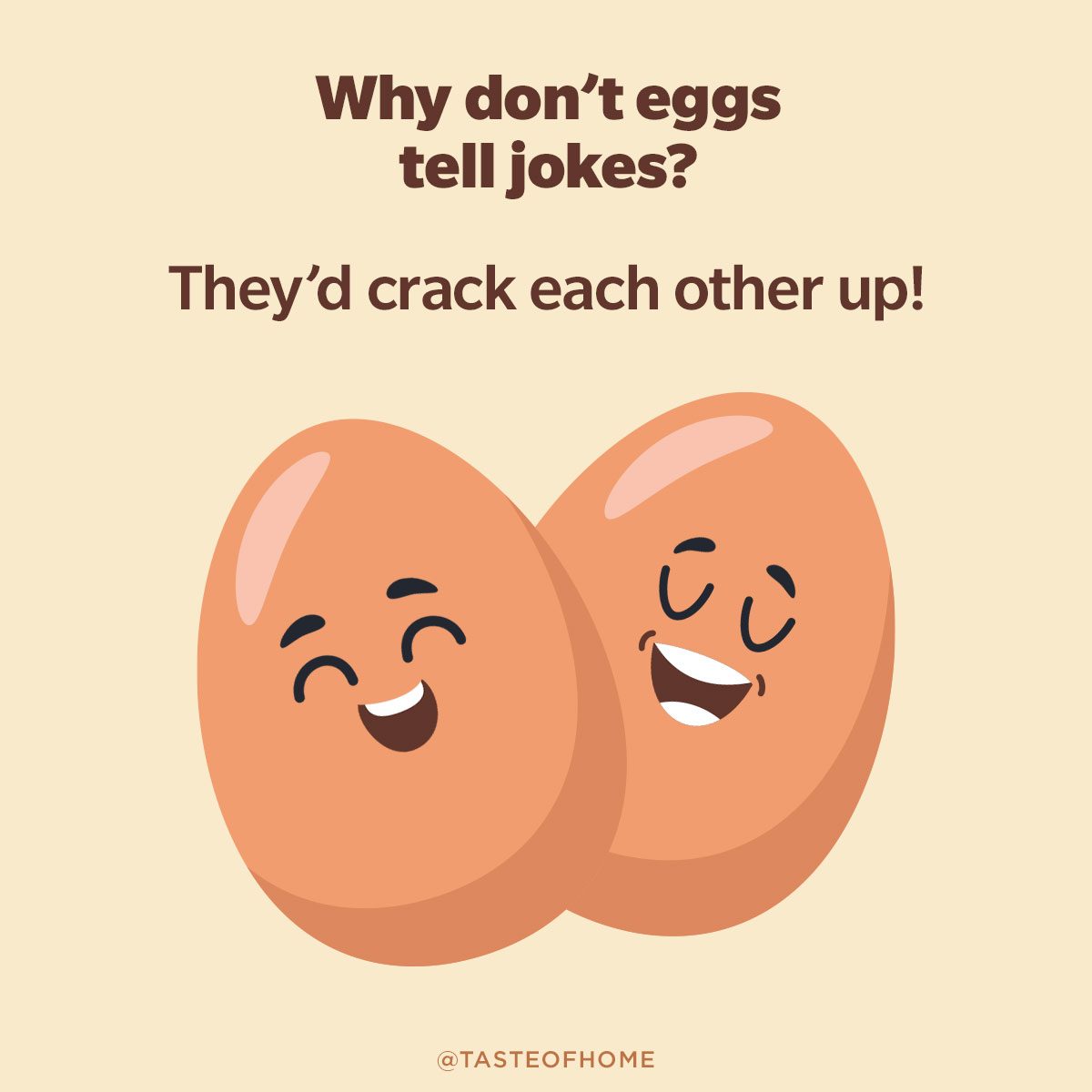 Why Dont Eggs Tell Jokes Graphic