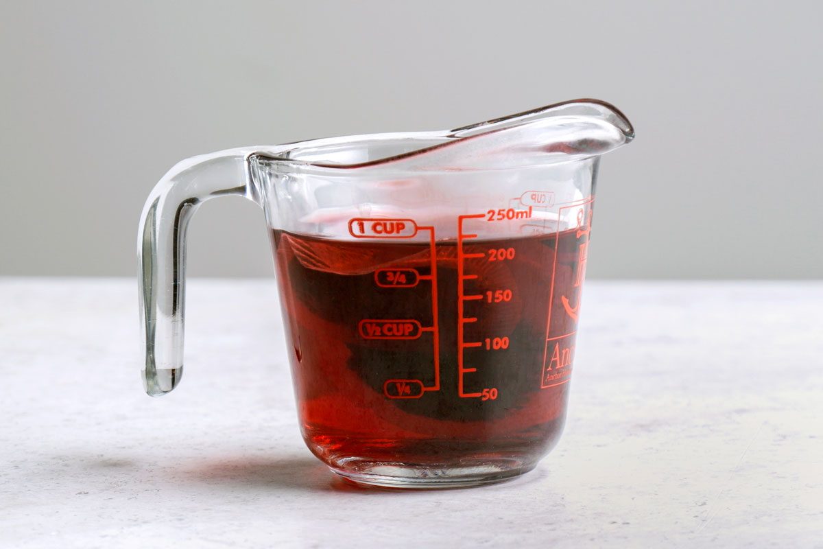 Add tea bags in boiling water and filter them out in a Jar