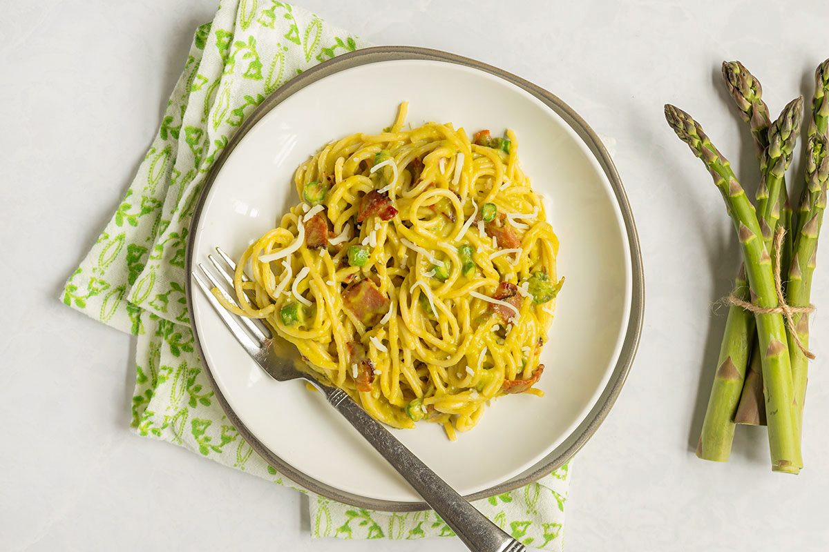 I Tried The Viral Asparagus Carbonara Asparagus Carbonara.toh.nancy Mock 6a