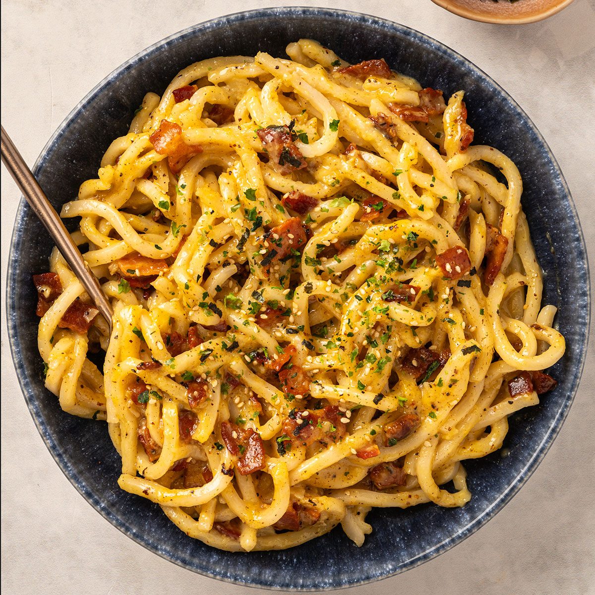 I Tried The Viral Udon Carbonara Everyone Is Losing Their Mind Over