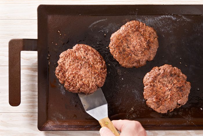 Cook until edges start to brown