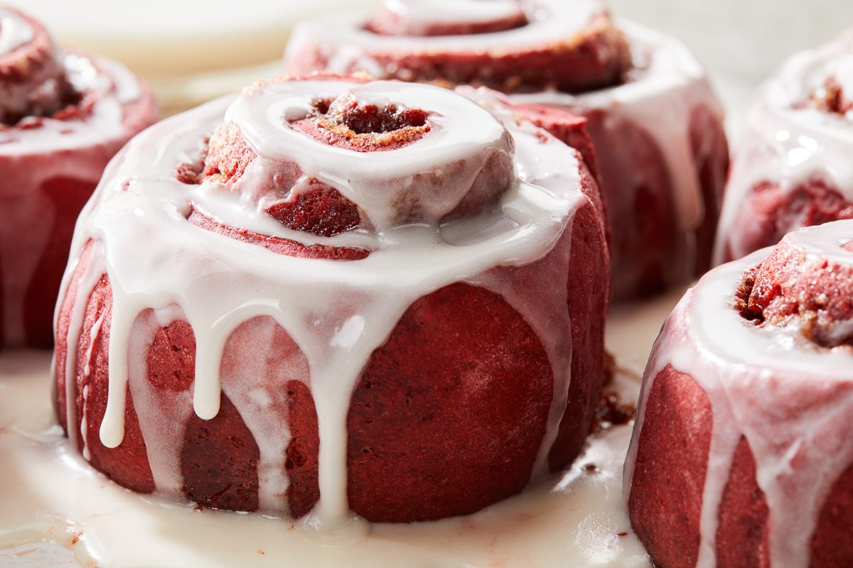 Red Velvet Cinnamon Rolls