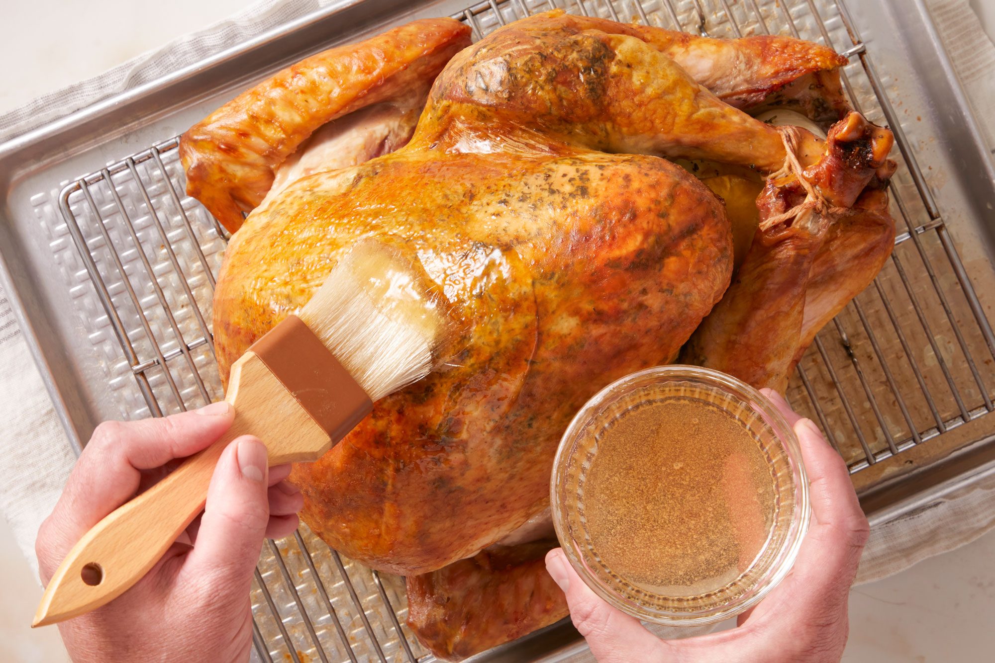 brush with apple jelly.