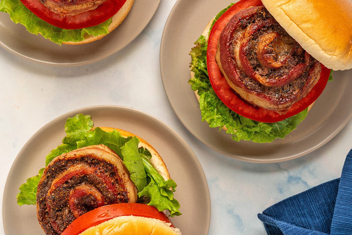 Genius Way People Are Making Their Burgers Pinwheel Burgers 