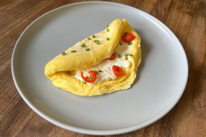 Jose Andres Microwave Folded Omelet