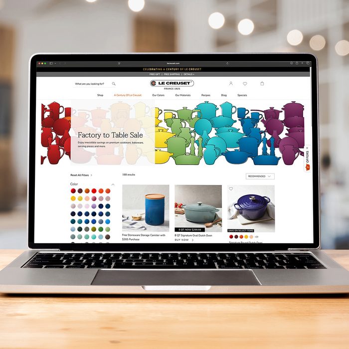 Le Creuset Factory To Table Sale