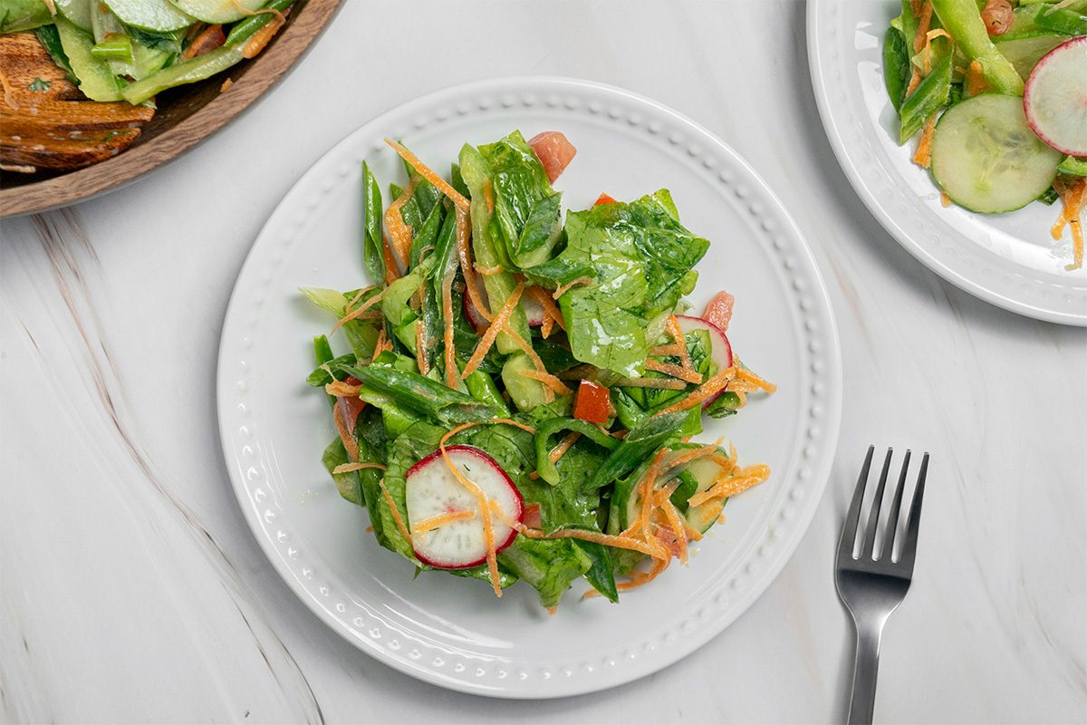 Salad With Dill Dressing Tohd25 341 Ratulachakraborti 09