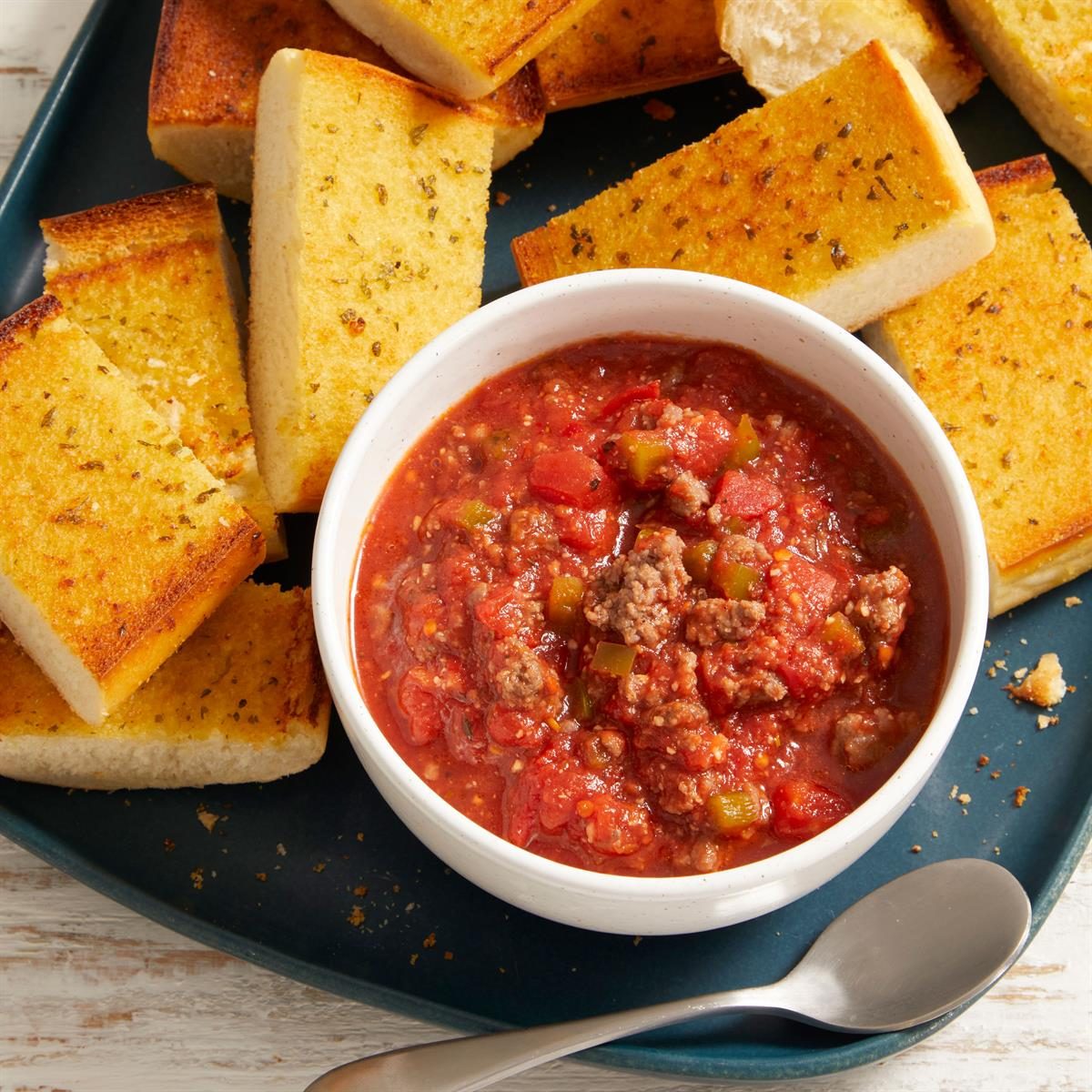 Pizza Dip with Ground Beef