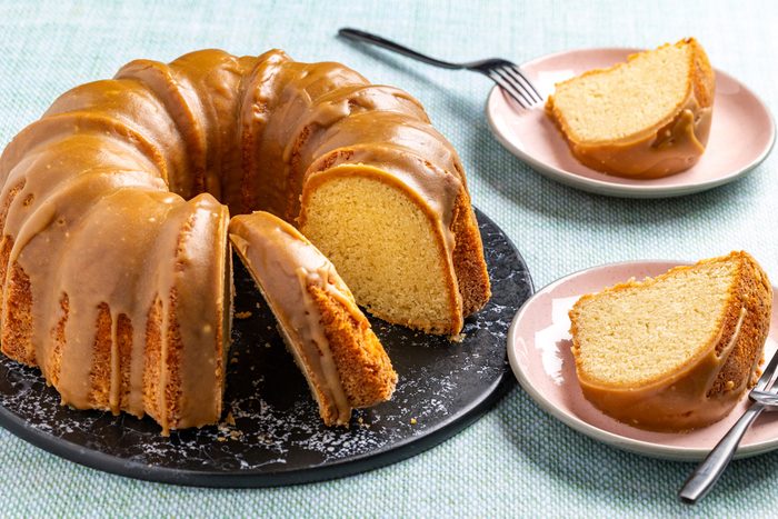 Buttermilk Cake With Caramel Icing