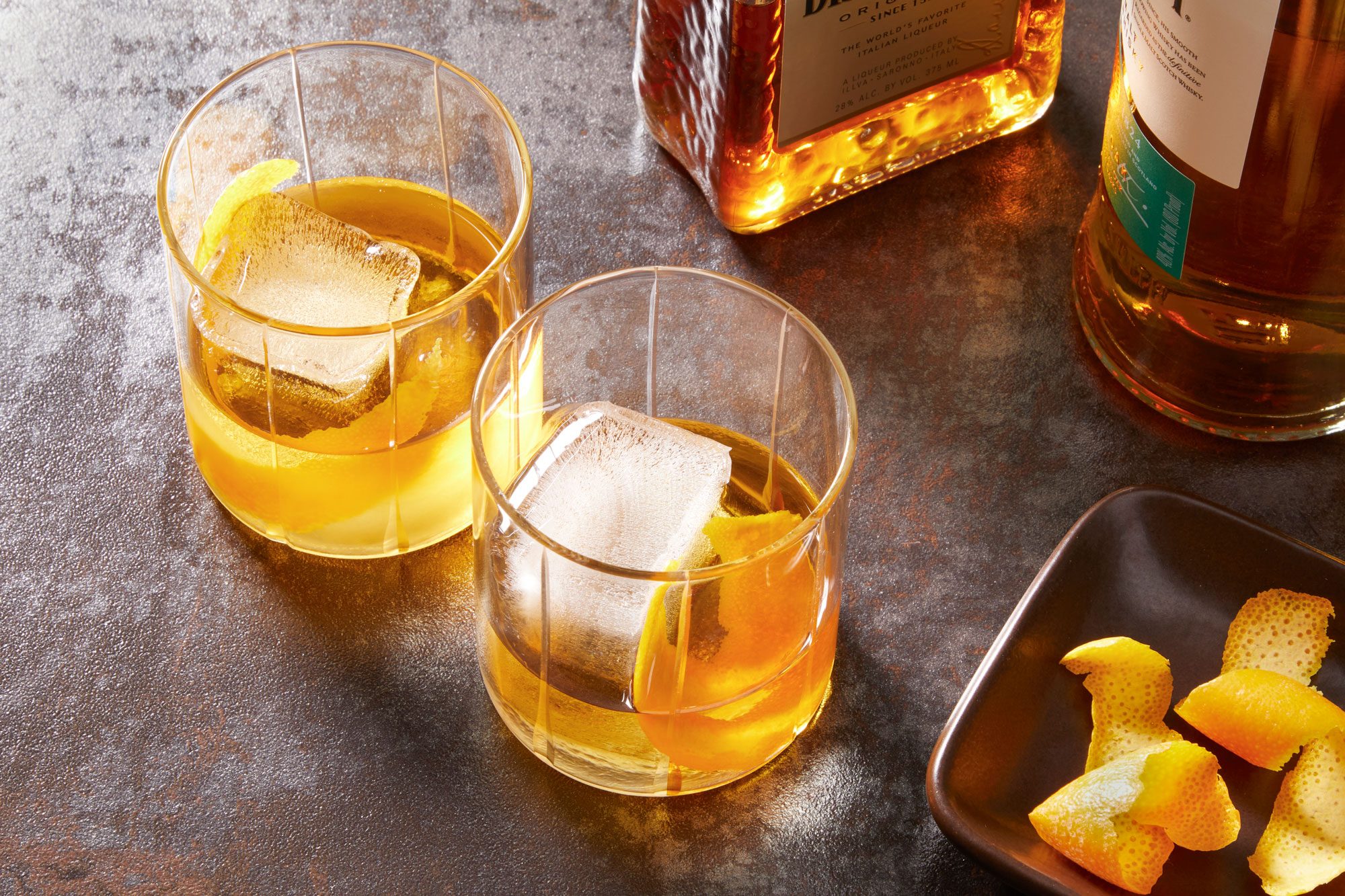 3/4 shot of Godfather Cocktail