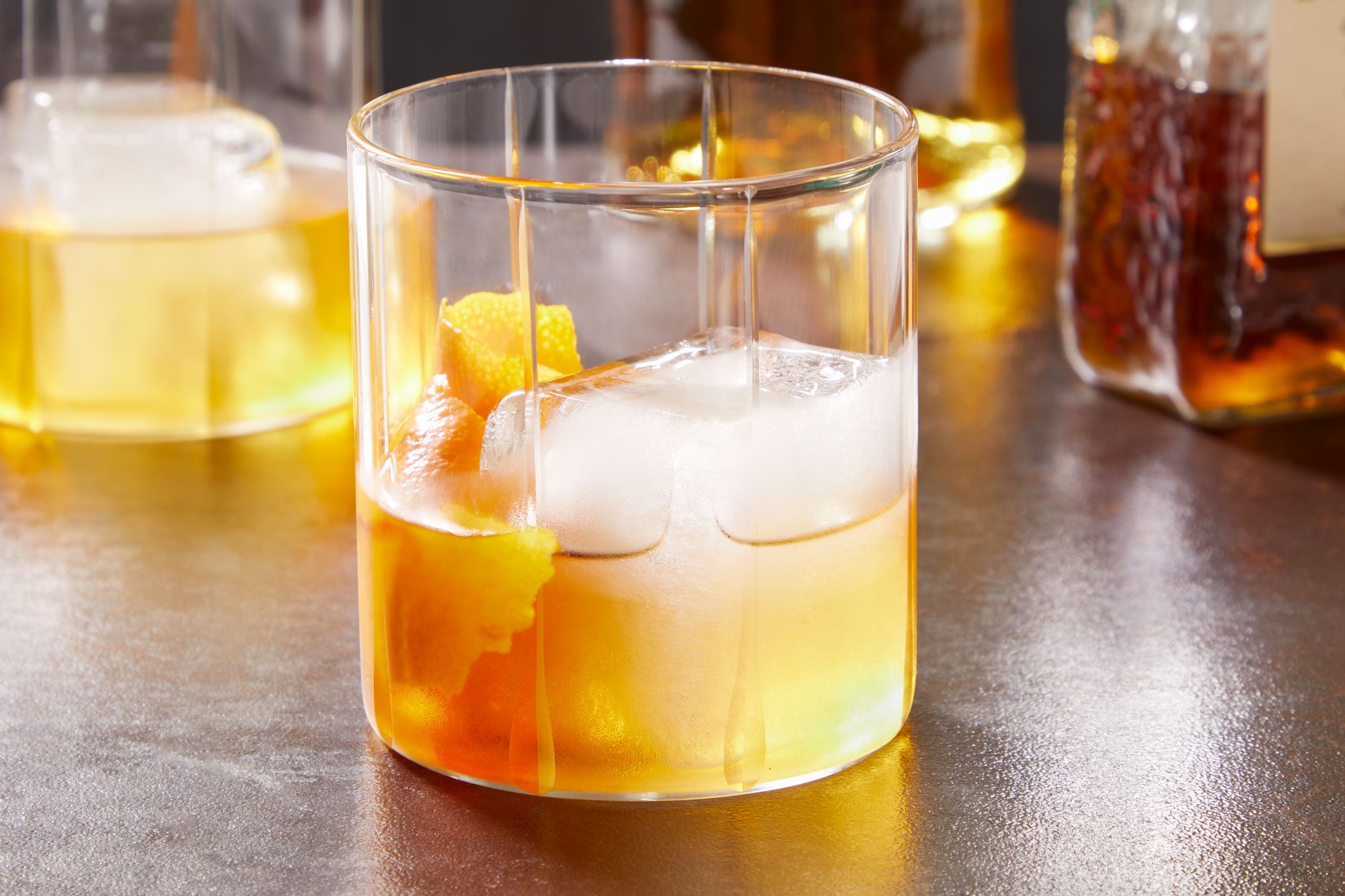 wide shot of Godfather Cocktail