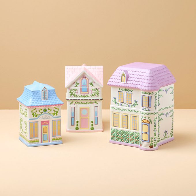 Lenox Village House Canisters