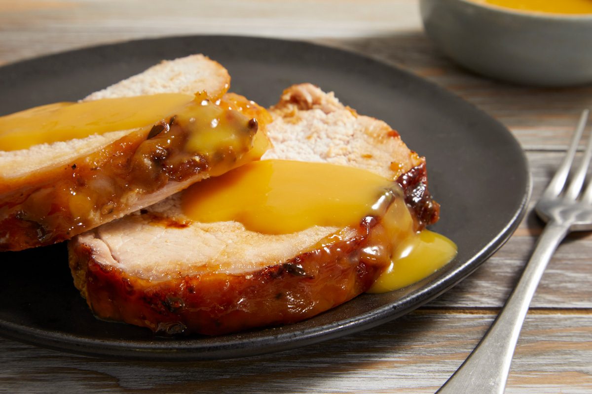 Pork Loin With Orange Glaze