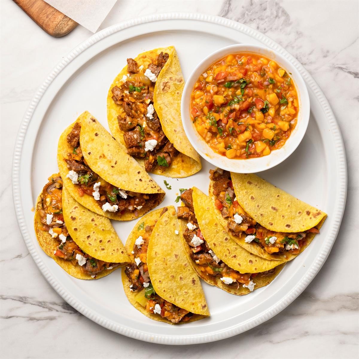 Pork Tacos With Mango Salsa