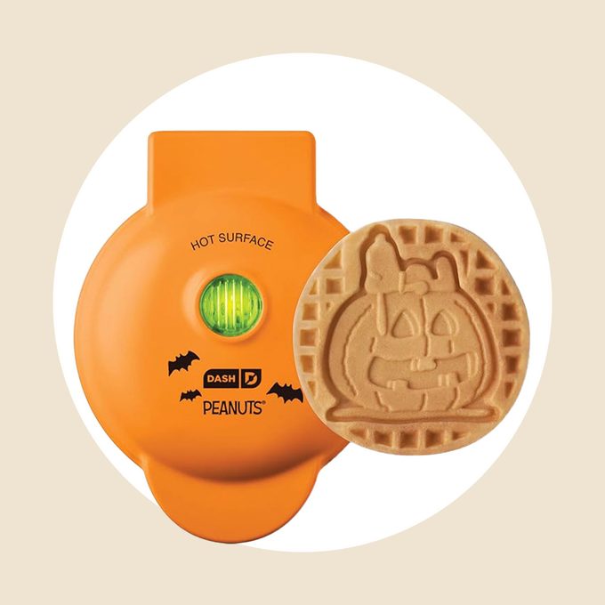 Snoopy Jack O Lantern Mini Waffle Maker