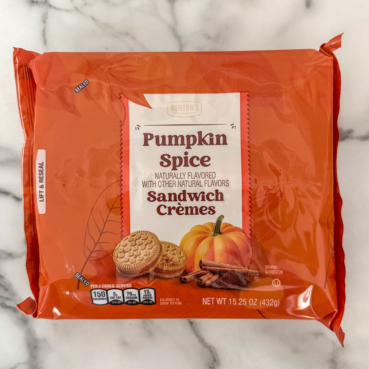 Aldi Pumpkin Spice Sandwich Crèmes 
